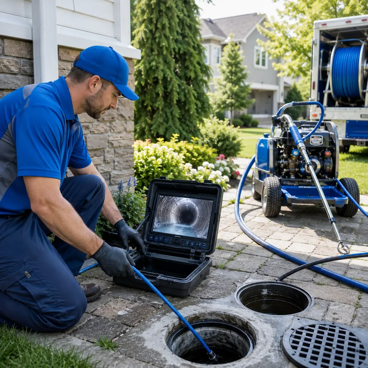 Outdoor drain cleaning professionals serving North Hampton, NH