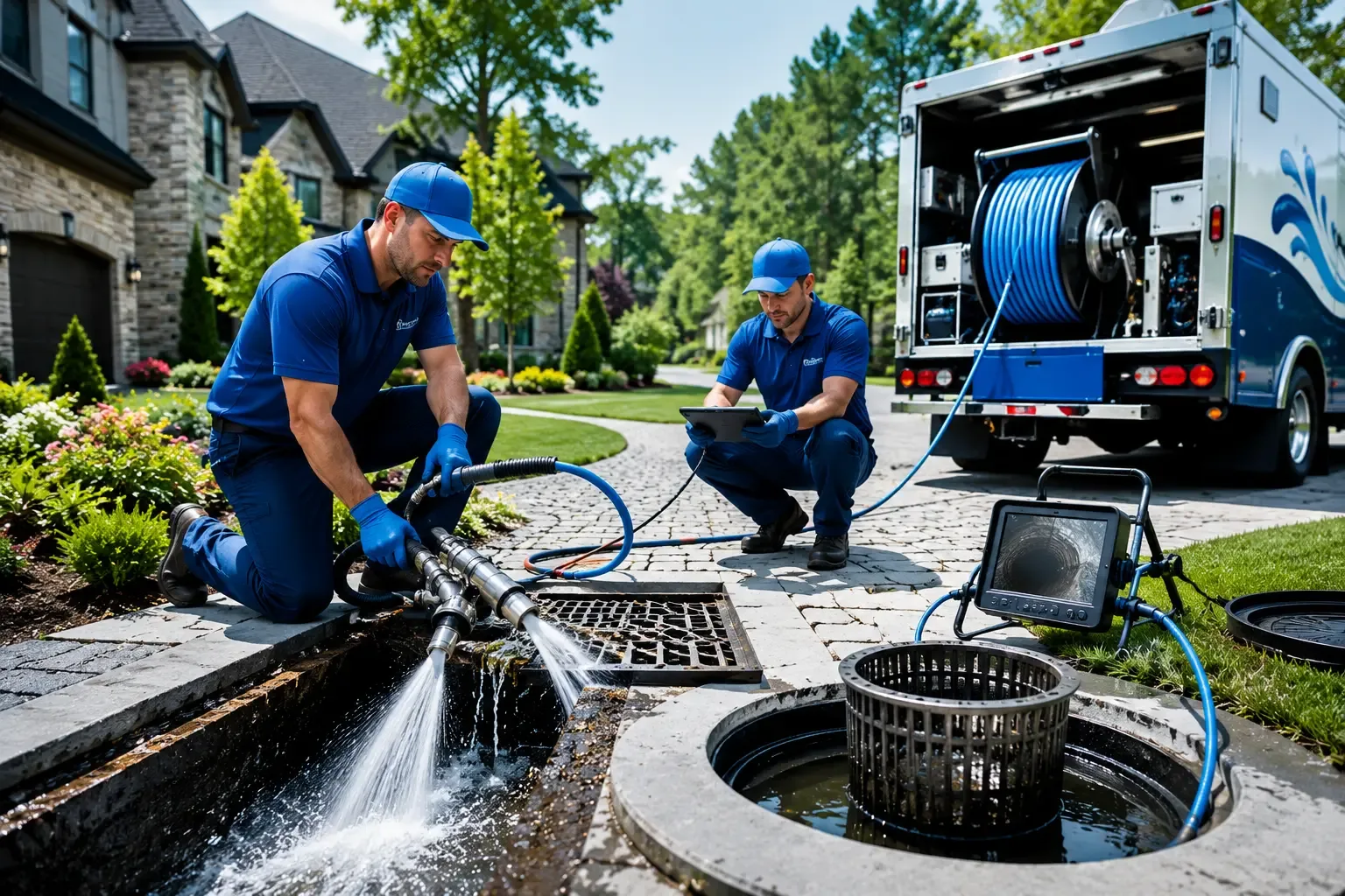 Local outdoor drain cleaning professionals in North Hampton, NH